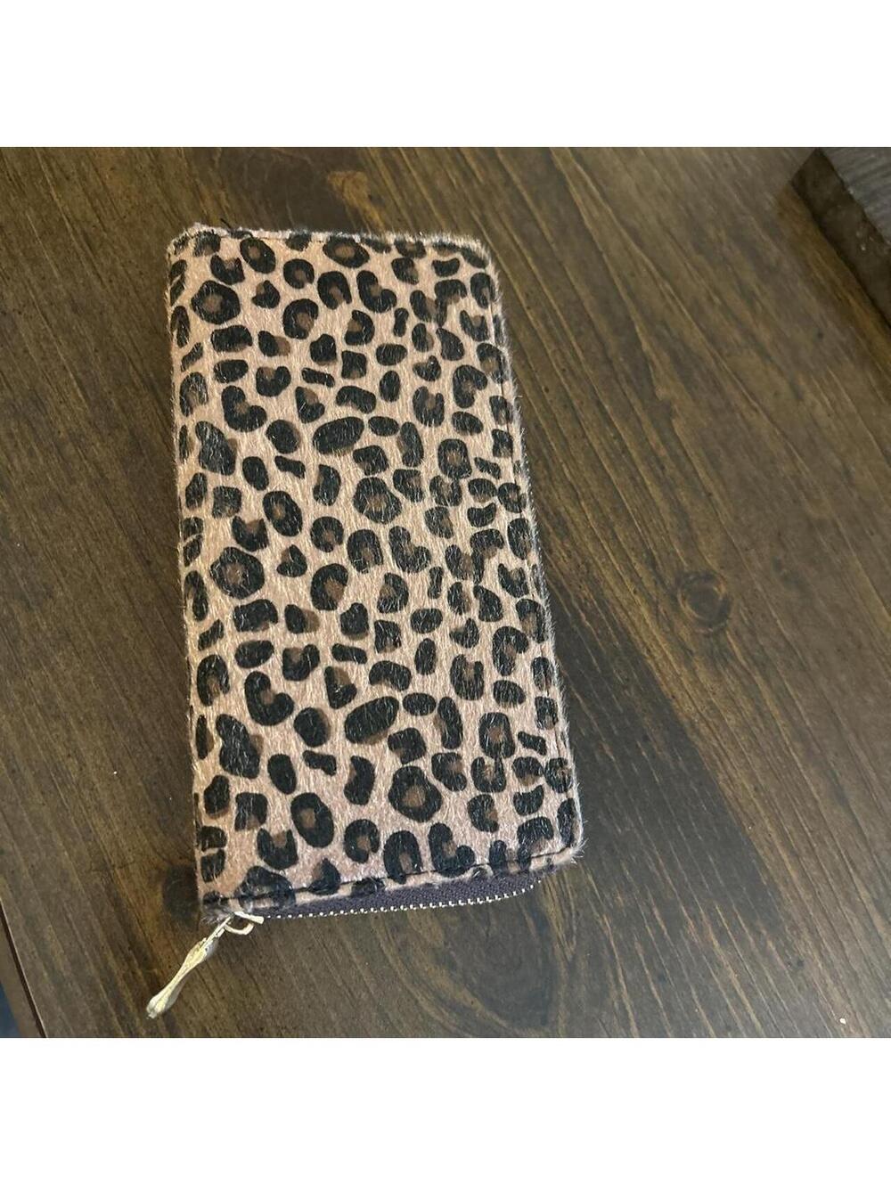 Unbranded Women's Brown and Pink Wallet-purs